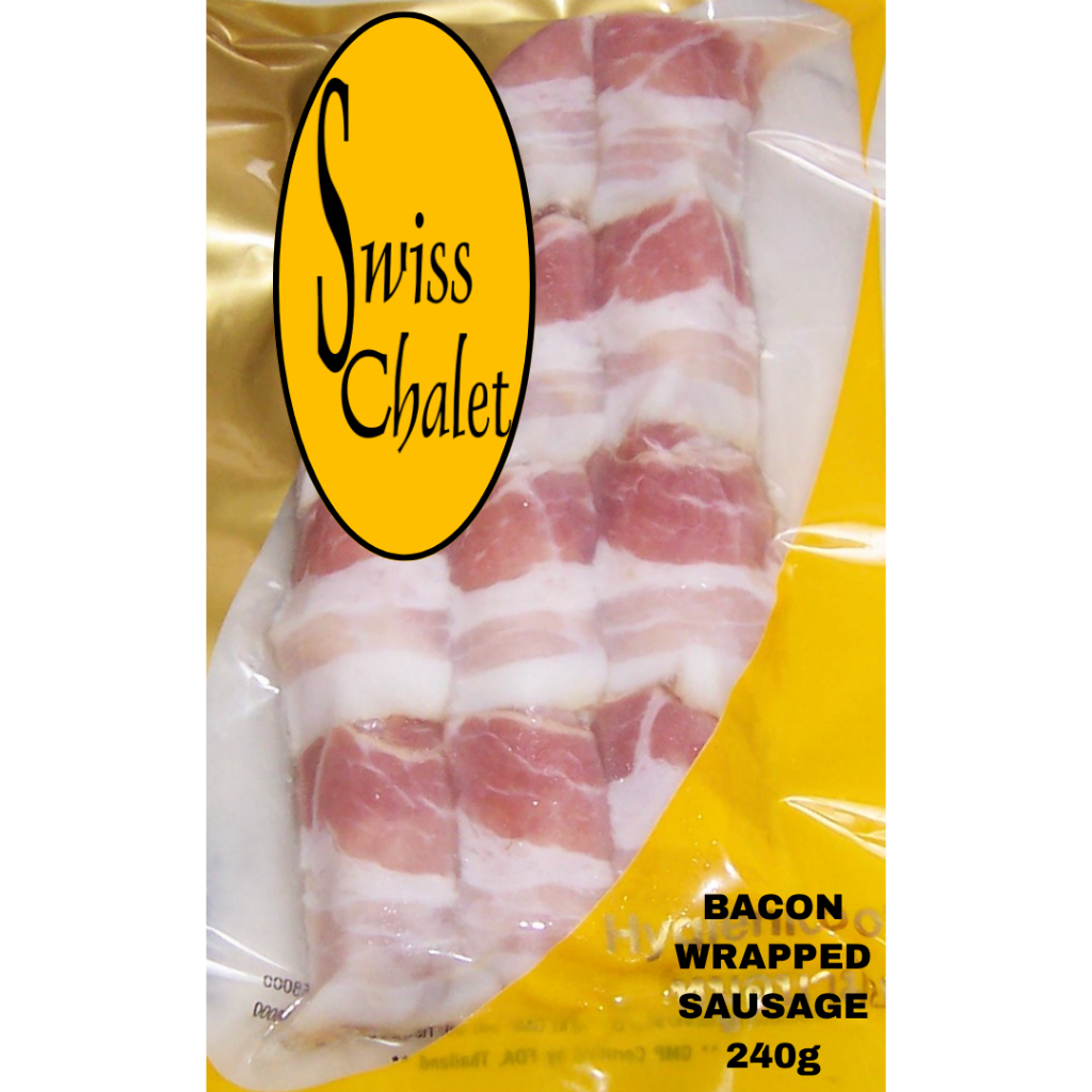 Swiss Chalet Bacon Wrapped Cocktail Sausage 240g | สวิสชาเล่ต์ ไส้กรอก ...