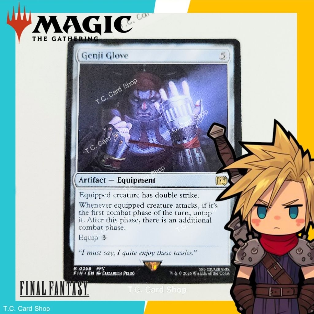 genji glove mtg final fantasy - 258 there is an additional combat phase. Genji Glove (Final Fantasy)