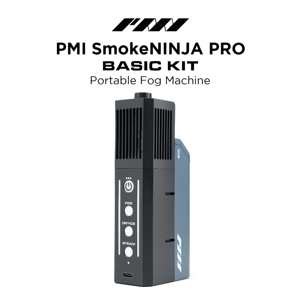 PMI Fog Machine SmokeNINJA PRO Basic เครื่องทำควันแบบพกพาพร้อมรีโมท ...