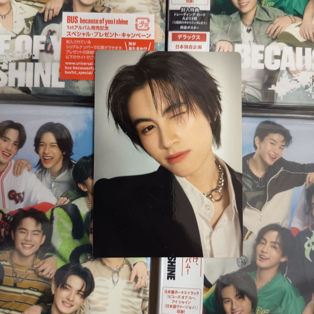 พร้อมส่ง การ์ด BUS Because Of You I Shine Japan Deluxe Ver