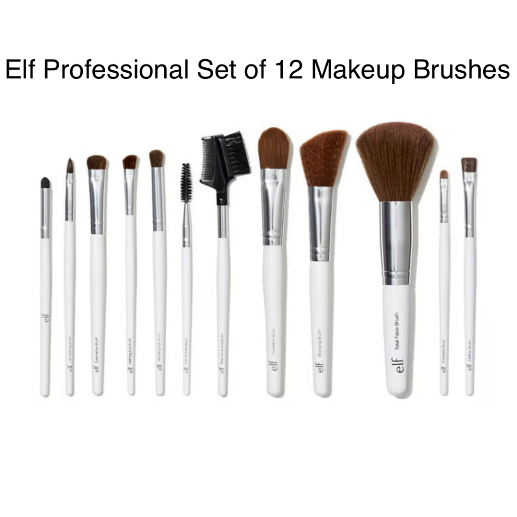 [แท้จาก Elf อเมริกา] Elf Professional Set of 12 Makeup Brushes | Shopee ...