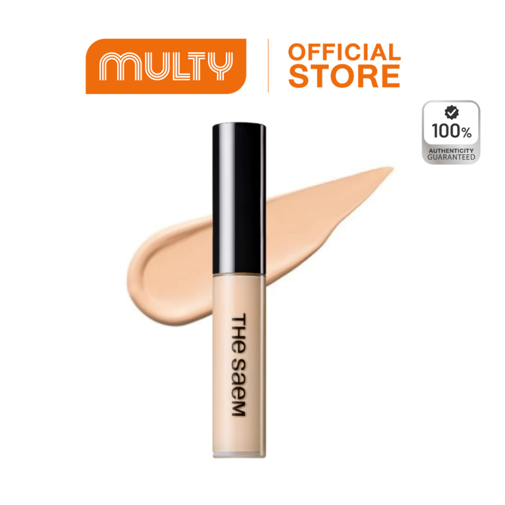 [MULTY]The Saem Cover Perfection Tips Concealer 6.5 ml. คอนซีลเลอร์เนื้อลิควิด ปกปิดริ้วรอย จุดด่างดำ รอยสิว