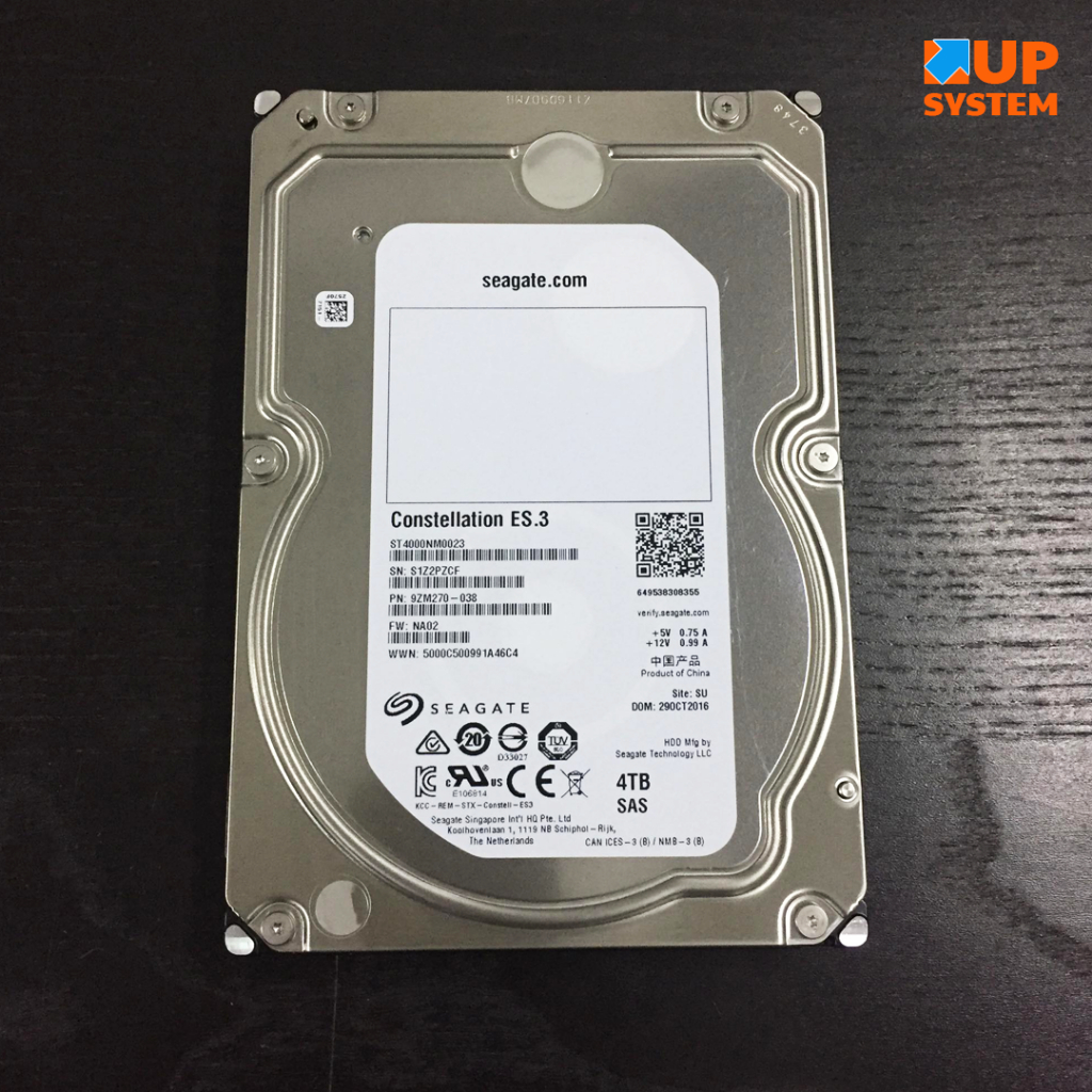 Seagate Constellation ES ST4000NM0033 4 TB 7200 RPM 128 MB cache SATA 6.0 Gb/s 3.5inch interne Enterprise harde schijf OEM - w/3 jaar garantie