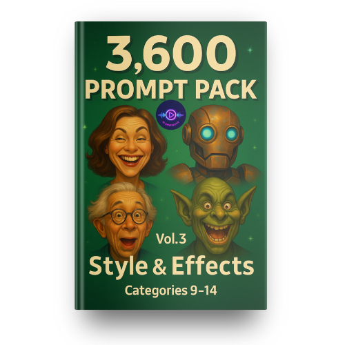 หนังสือ 3,600 PROMP PACK Vol.3 รวบรวมPrompt สำหรับใช้กับ AI สร้างภาพสุด ...