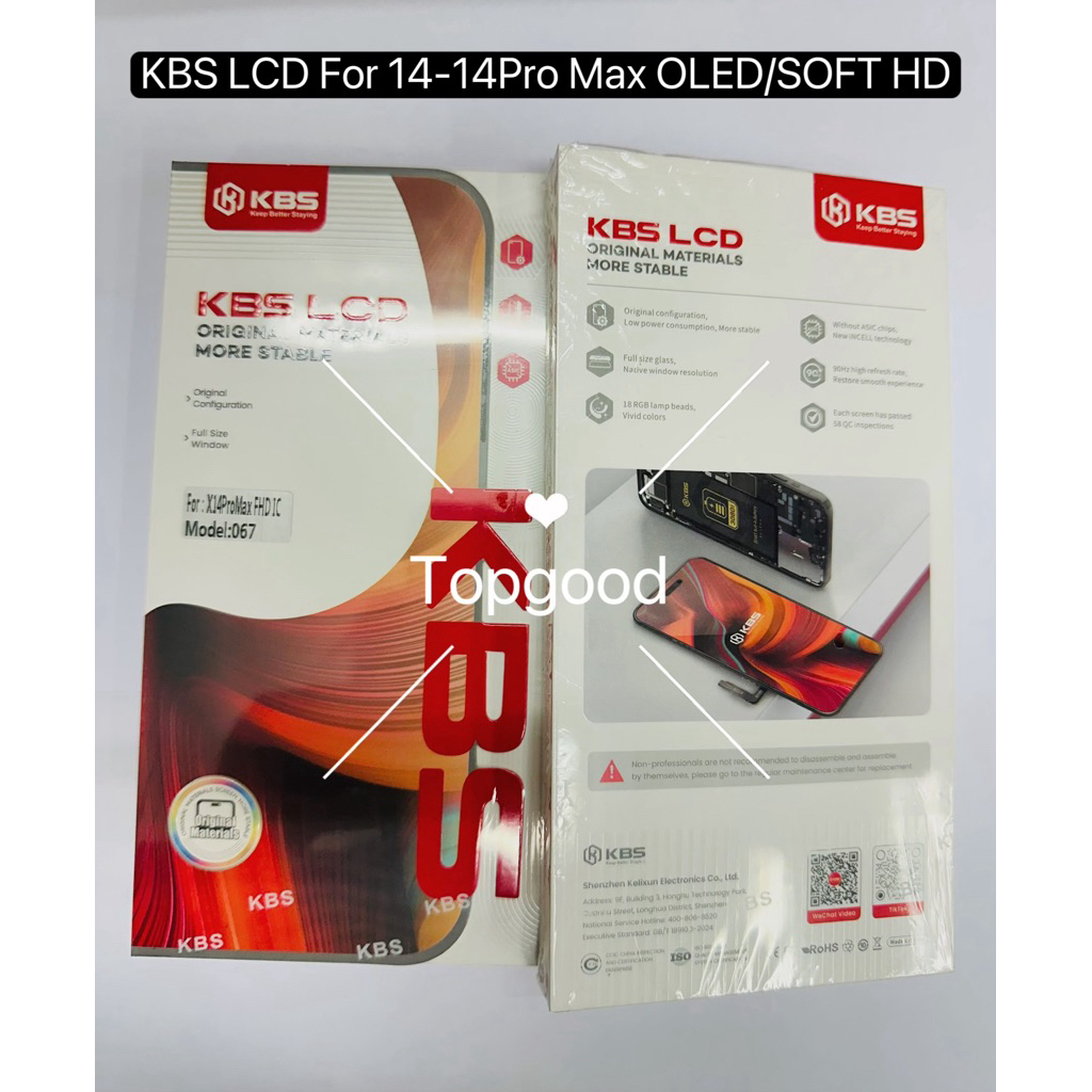 KBS หน้าจอ LCD+Display สำหรับ รุ่น i14 / 14pro/ 14 plus / 14pro max งาน ...