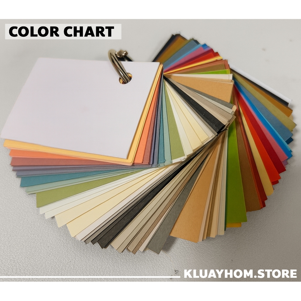 Color Chart กระดาษสี 120 สี 116แกรม แบรนด์ NT Rasha Takeo | Shopee Thailand