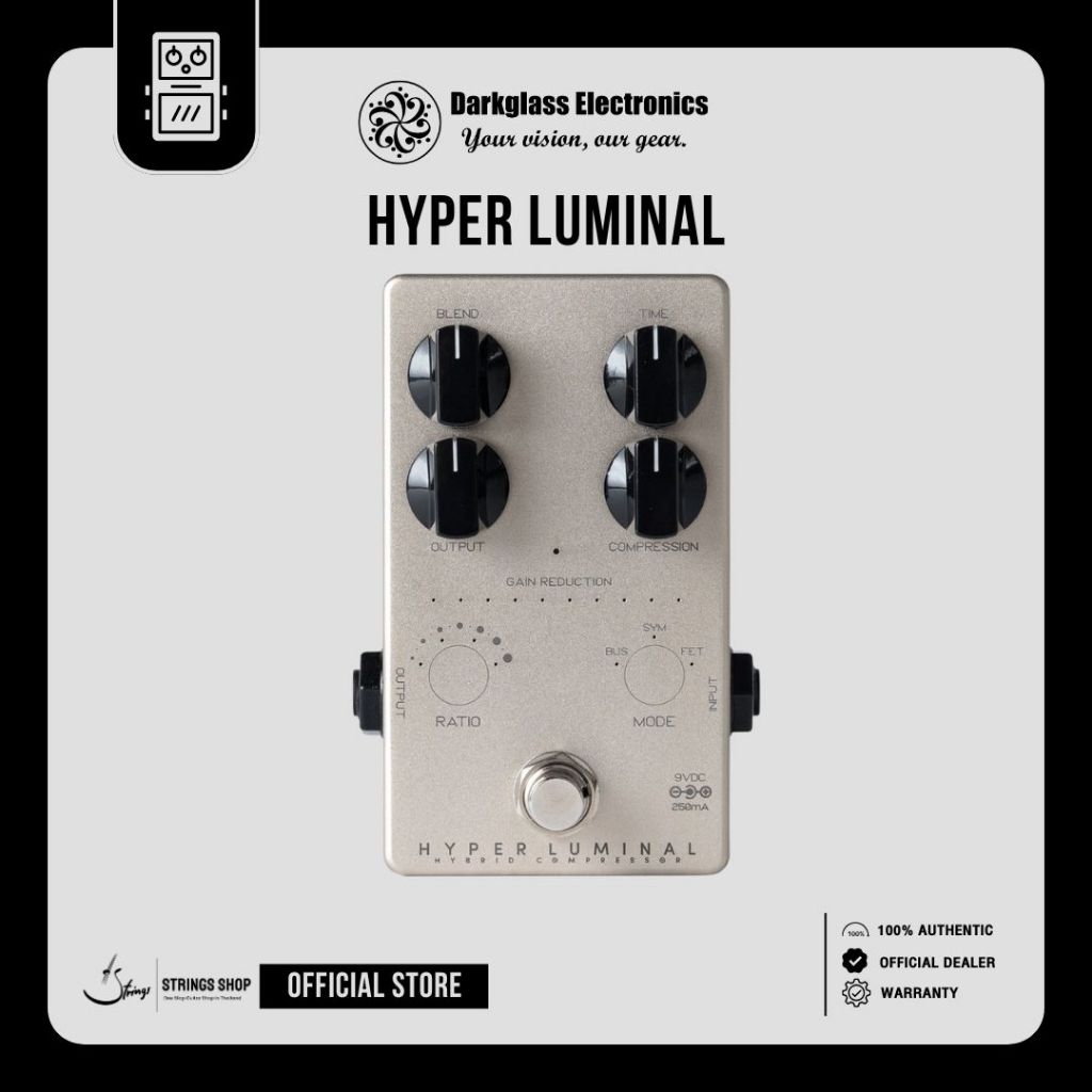 เอฟเฟคเบส Darkglass Hyper Luminal Hybrid Compressor Pedal | Shopee