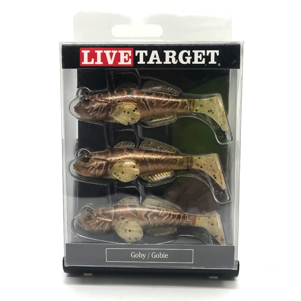 เหยื่อปลอม ปลายาง LIVETARGET GOBY Weighted Jig Swim Bait Live Target ...