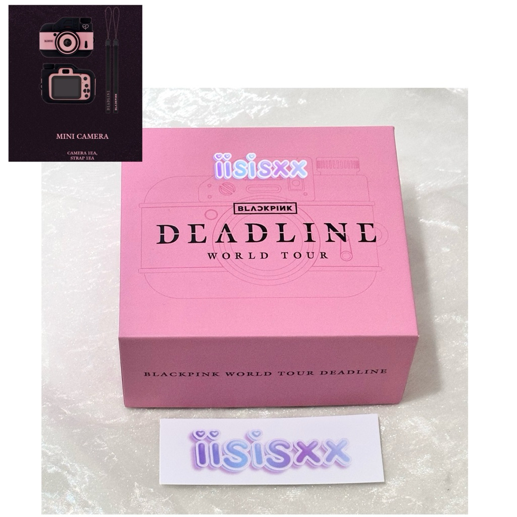 Mini camera 𝐁𝐋𝐀𝐂𝐊𝐏𝐈𝐍𝐊 𝐓𝐎𝐔𝐑 𝐃𝐄𝐀𝐃𝐋𝐈𝐍𝐄 𝐎𝐅𝐅𝐈𝐂𝐈𝐀𝐋 𝐌𝐄𝐑𝐂𝐇 | Shopee Thailand