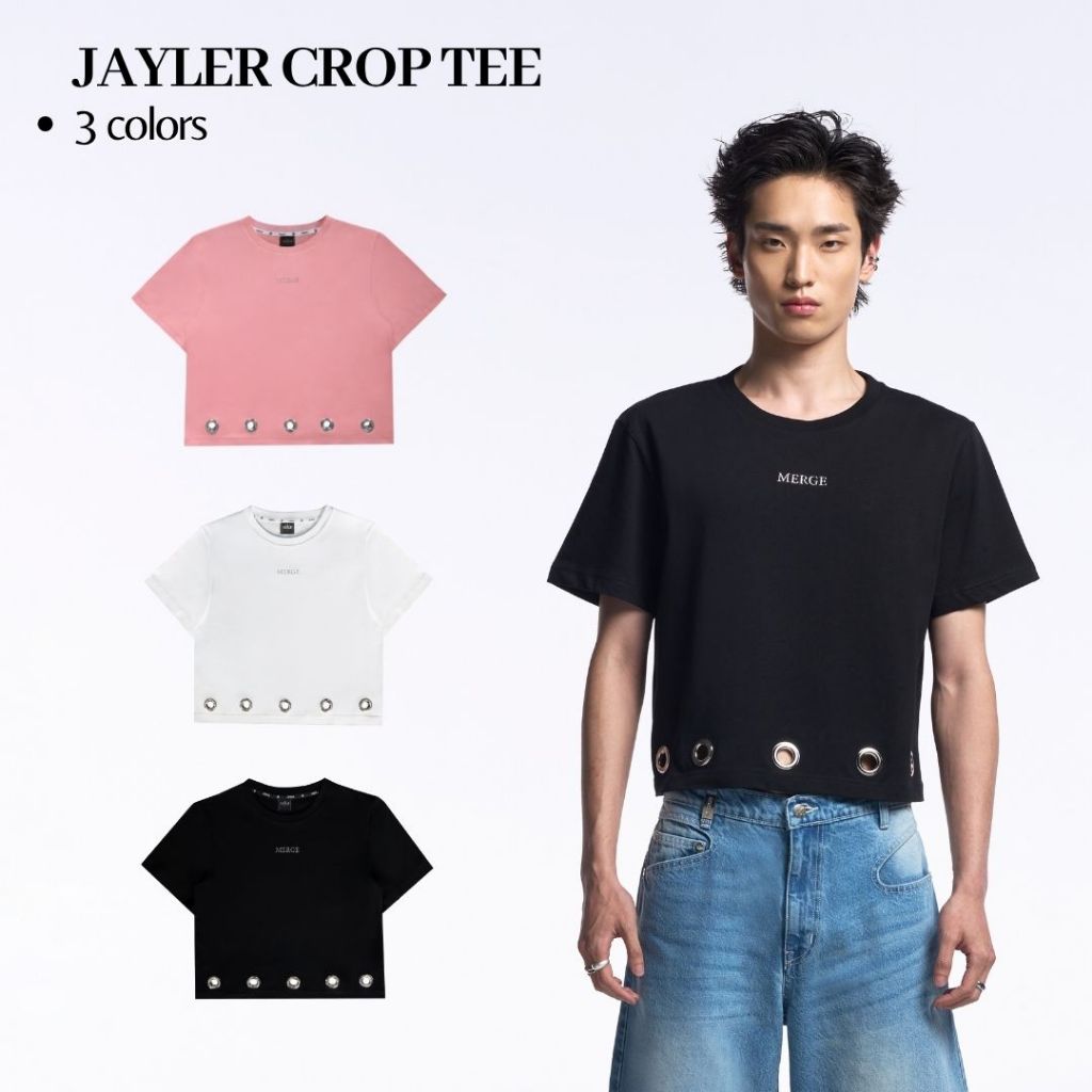 Merge Official - Jayler Crop Tee (พร้อมส่ง) | Shopee Thailand