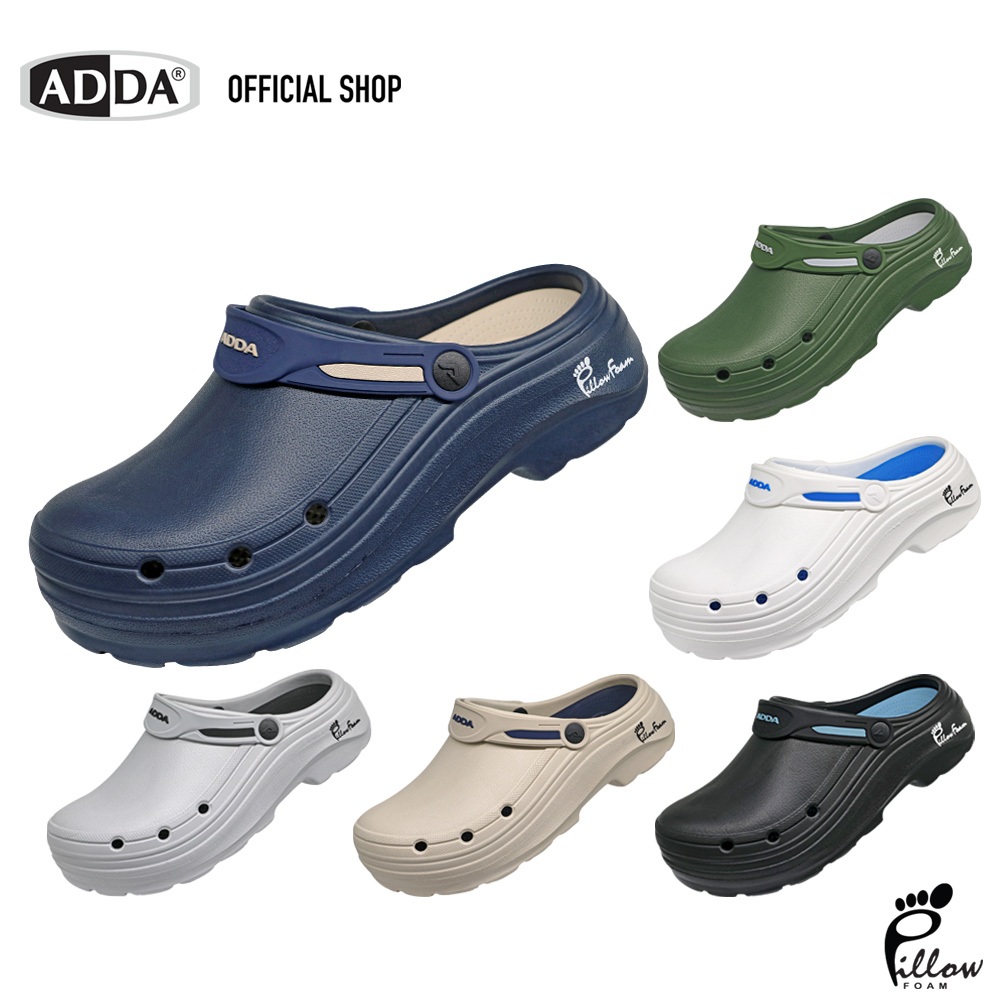ADDA Pillow Foam รองเท้าแตะ รองเท้าลำลอง สำหรับผู้ชาย รุ่น 5PF02M1 (ไซส์ 7-10)