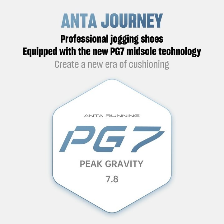 ANTA JOURNEY PG7 รองเท้าวิ่งคุชชั่นผู้ชาย  รองเท้ากีฬา 1124C5519 Official Store