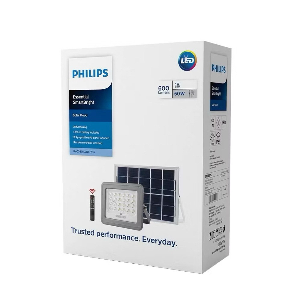 (รุ่นใหม่)PHILIPS Solarโคมไฟสปอตไลท์โซล่าเซลล์ Solar Flood Light BVC080 ...