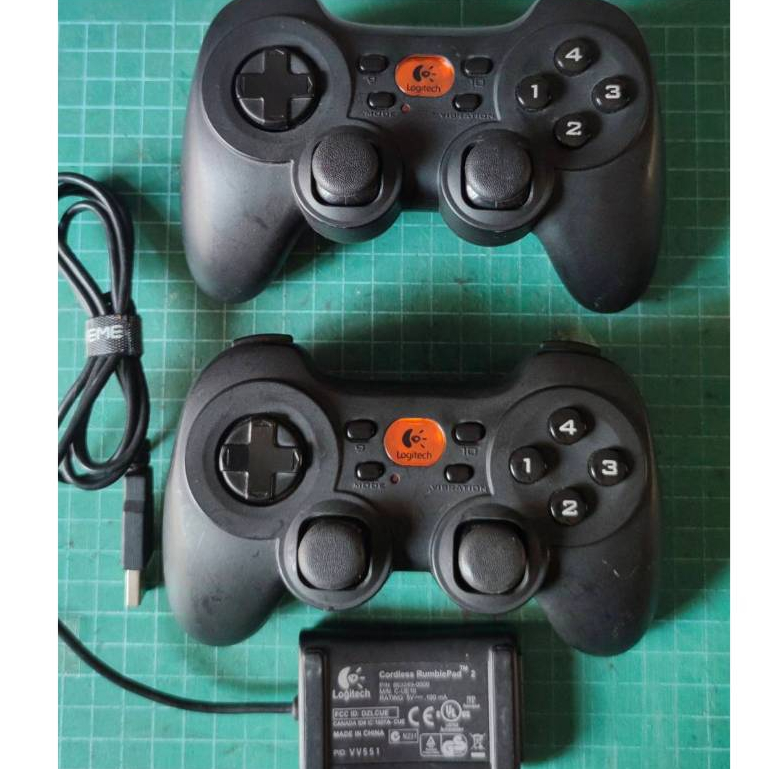จอย Joy Stick Cordless Rumblepad 2 Logitech Cordless RumblePad2 ใช้เล่น ...