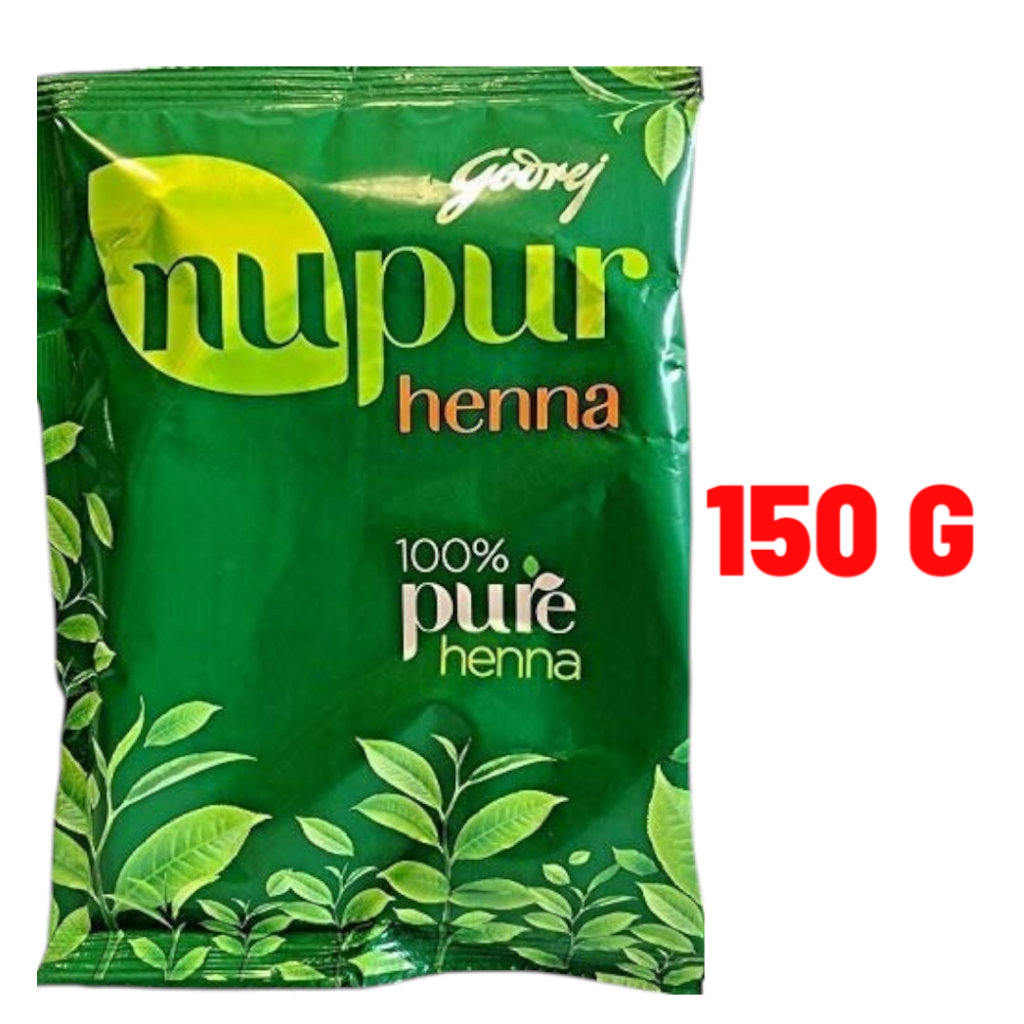 เฮนน่าธรรมชาติ100% godrej Henna Nupur 100% natural 75g /150g