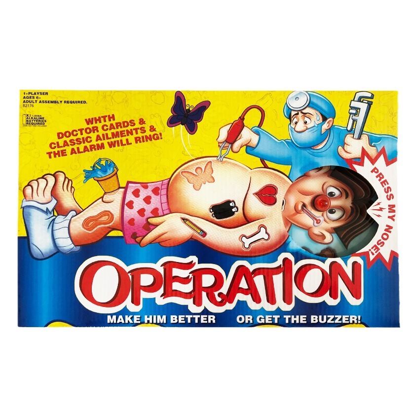 เกมผ่าตัดไฟฟ้า เกมฝึกสมาธิและความแม่นยำ (Operation Game for Kids ...