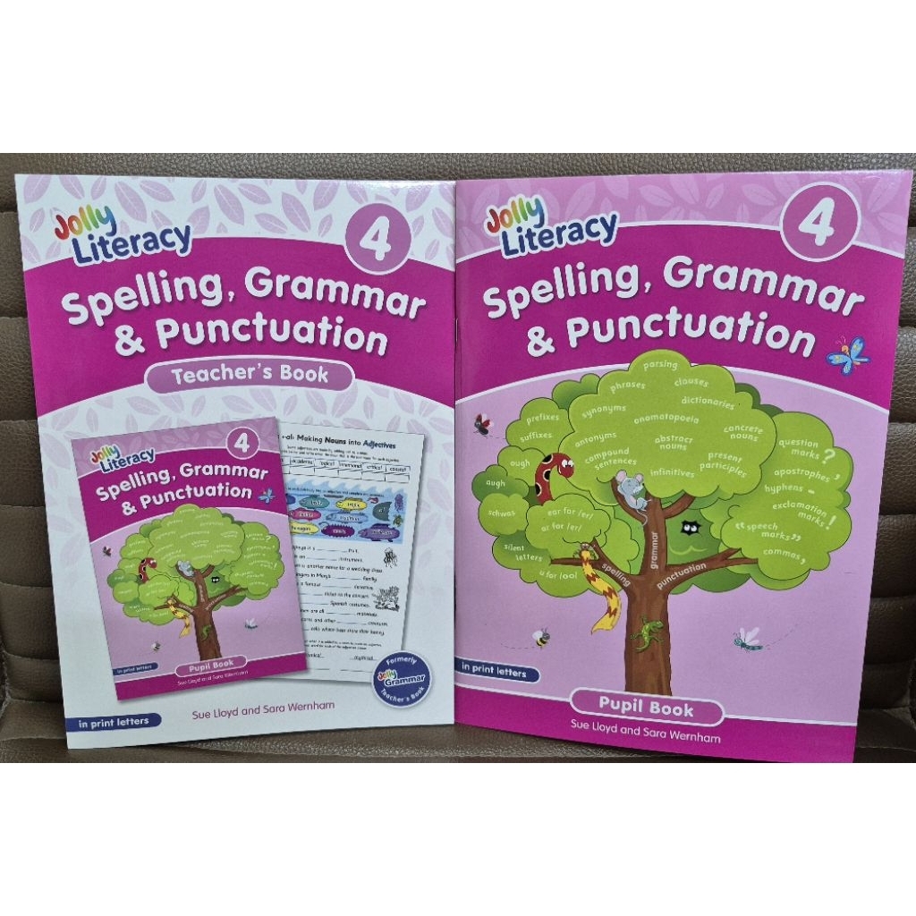 New! Set of Teacher & Pupil Book 4: Spelling, Grammar & Punctuation ...
