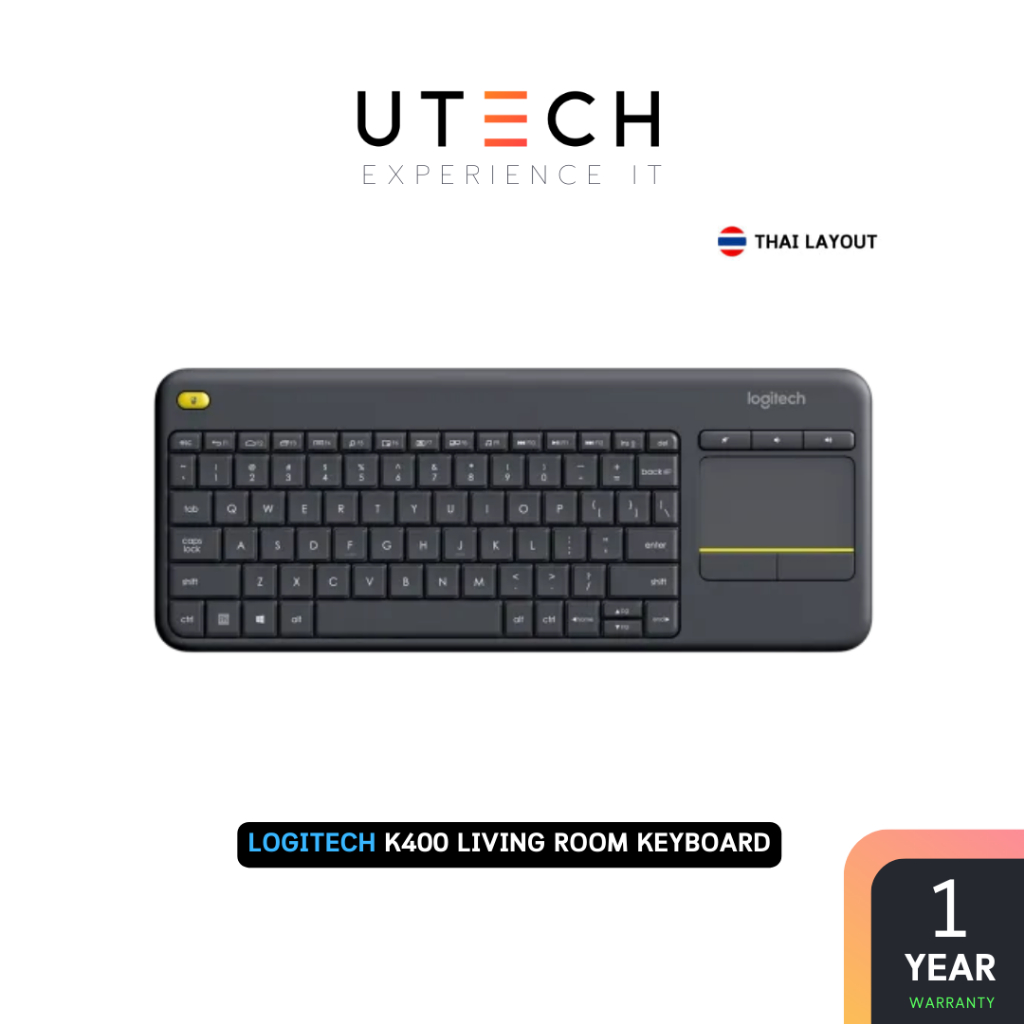 คีย์บอร์ด Logitech K400 Living Room keyboard by UTECH | Shopee Thailand