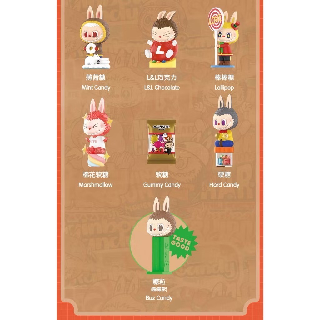 Labubu Candy : (ใช้Codeในlive ลด30%) พร้อมส่งจากไทย (แบบสุ่ม) | Shopee ...