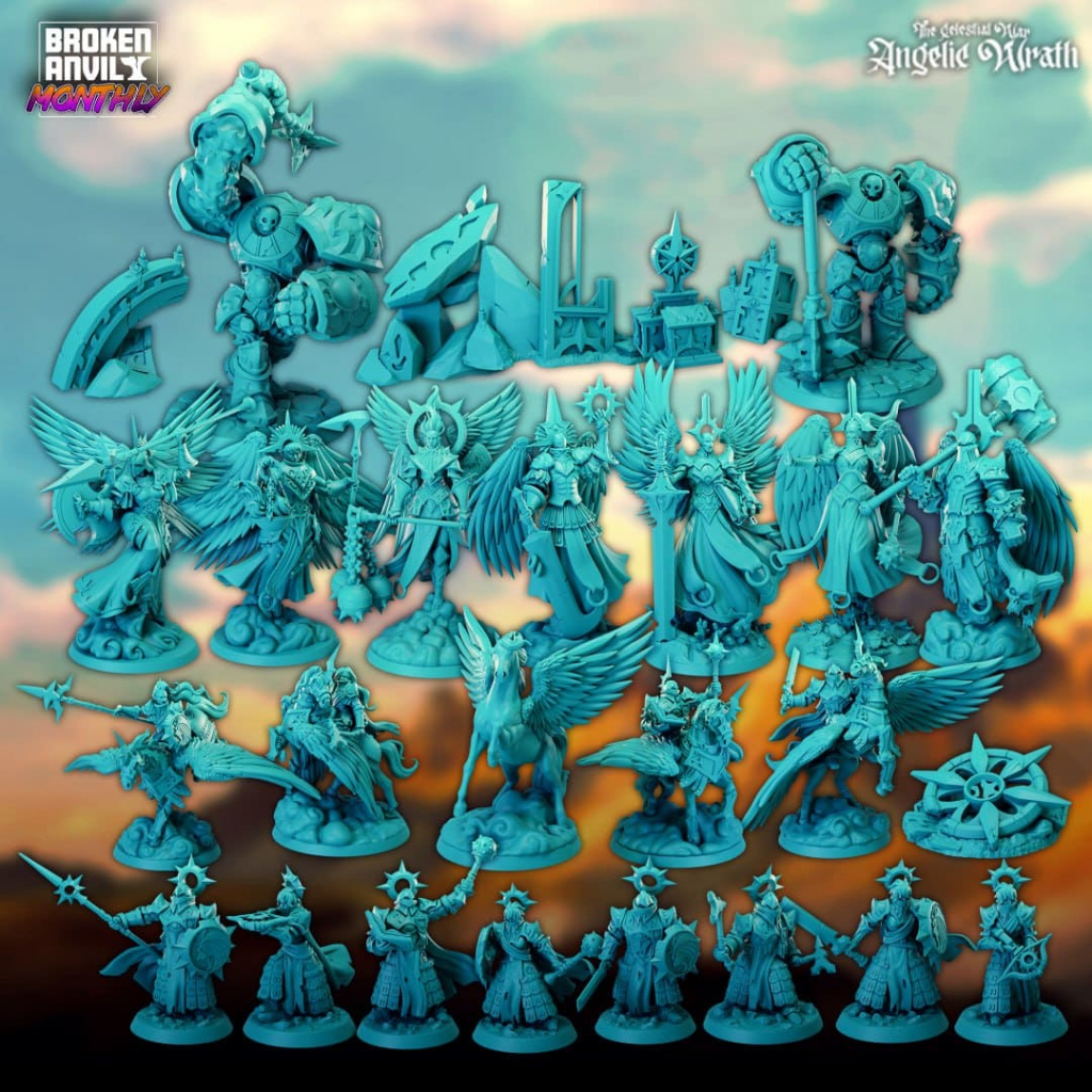 The Celestial War Angelic Wrath : Collection : Miniature Resin โมเดล ...