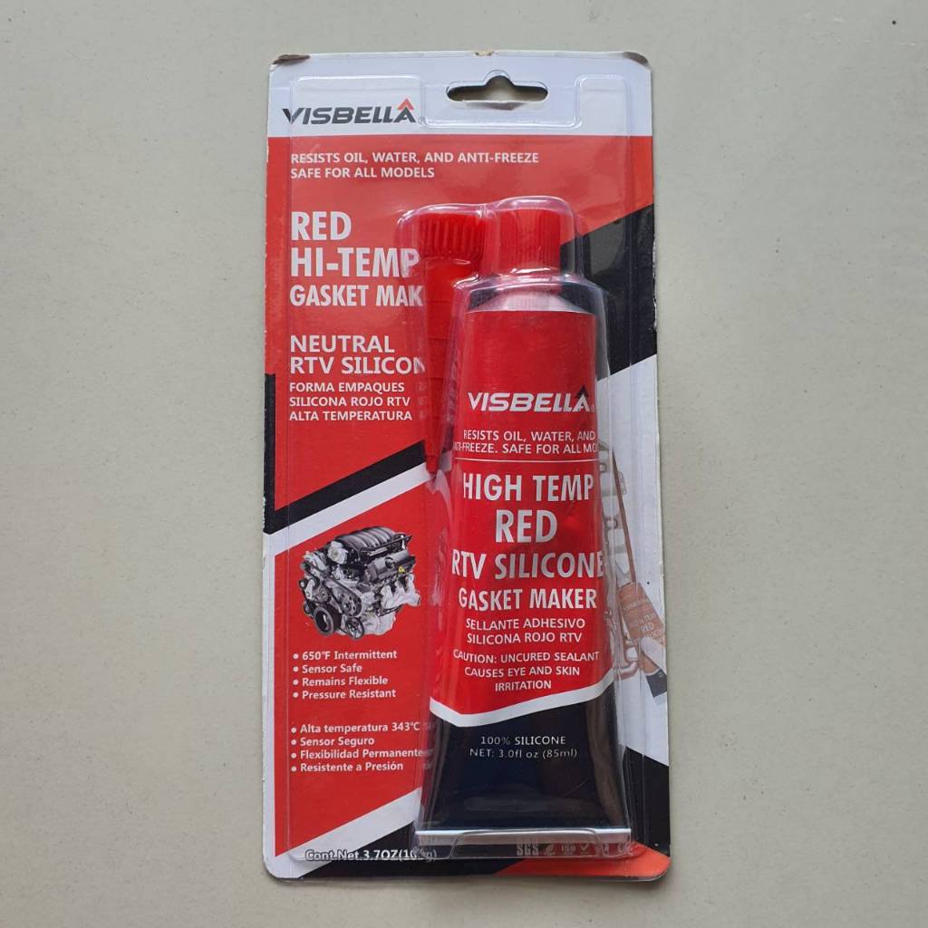 85ml VISBELLA High Temp RED RTV Silicone Gasket Maker กาวปะเก็นซิลิโคน ...