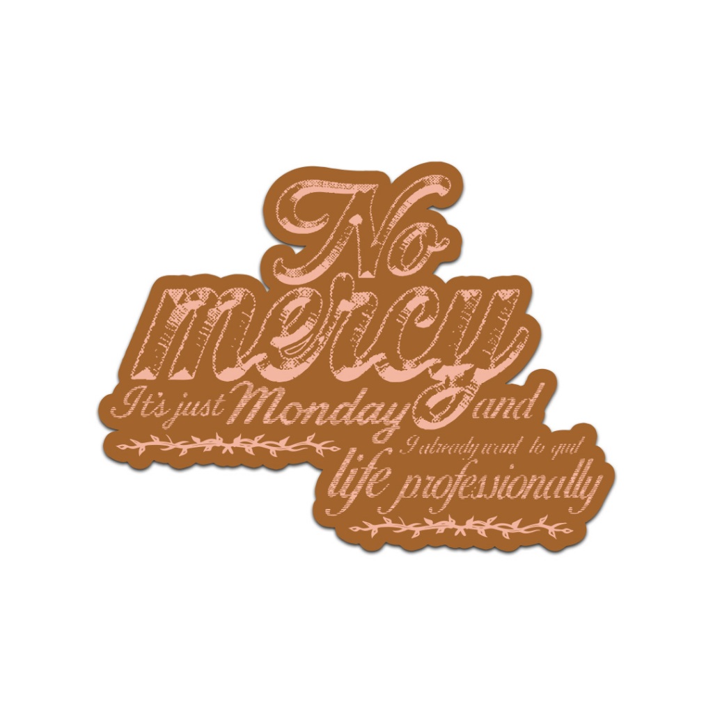 FRANK! No mercy sticker | Shopee Thailand
