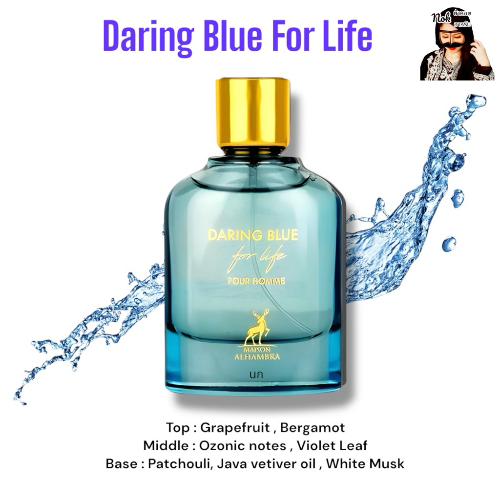 Daring Blue For Life 100ml. - Maison Alhambra ( D_G_light blue forever ...