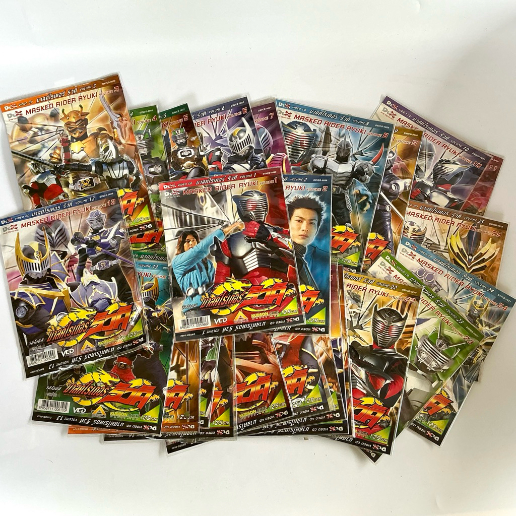 (VCD)มือ2 MASKED RIDER RYUKI มาสค์ไรเดอร์ ริวคิ 1-25 แผ่นจบ (พร้อมแผ่น ...