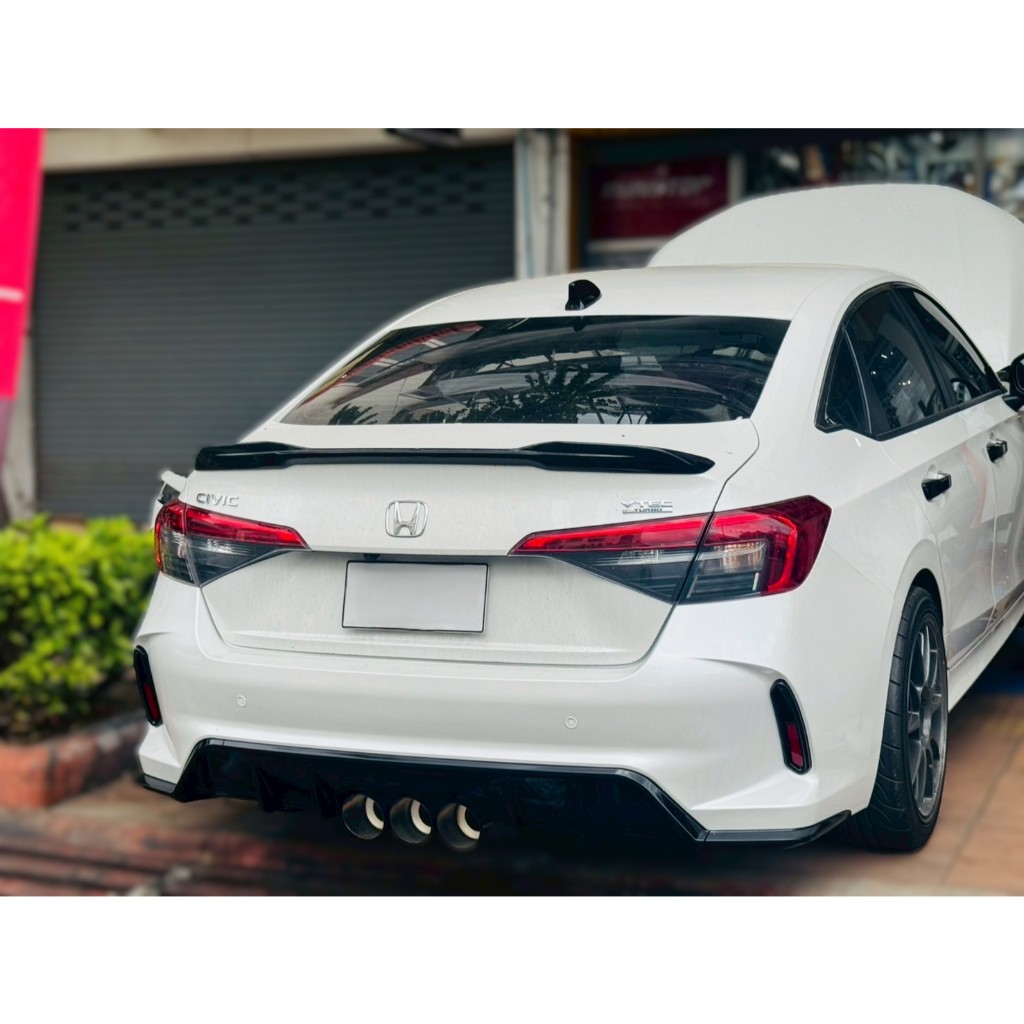 ชุดแปลง กันชนหลัง Honda Civic FE FL Type R type-r สเกิร์ต ชุดแต่งหลัง ...