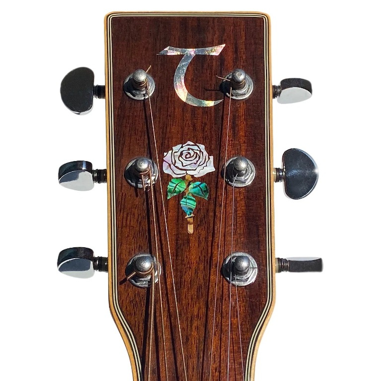 Rosanne Cash Rose Headstock Inlay Sticker | Shopee Thailand