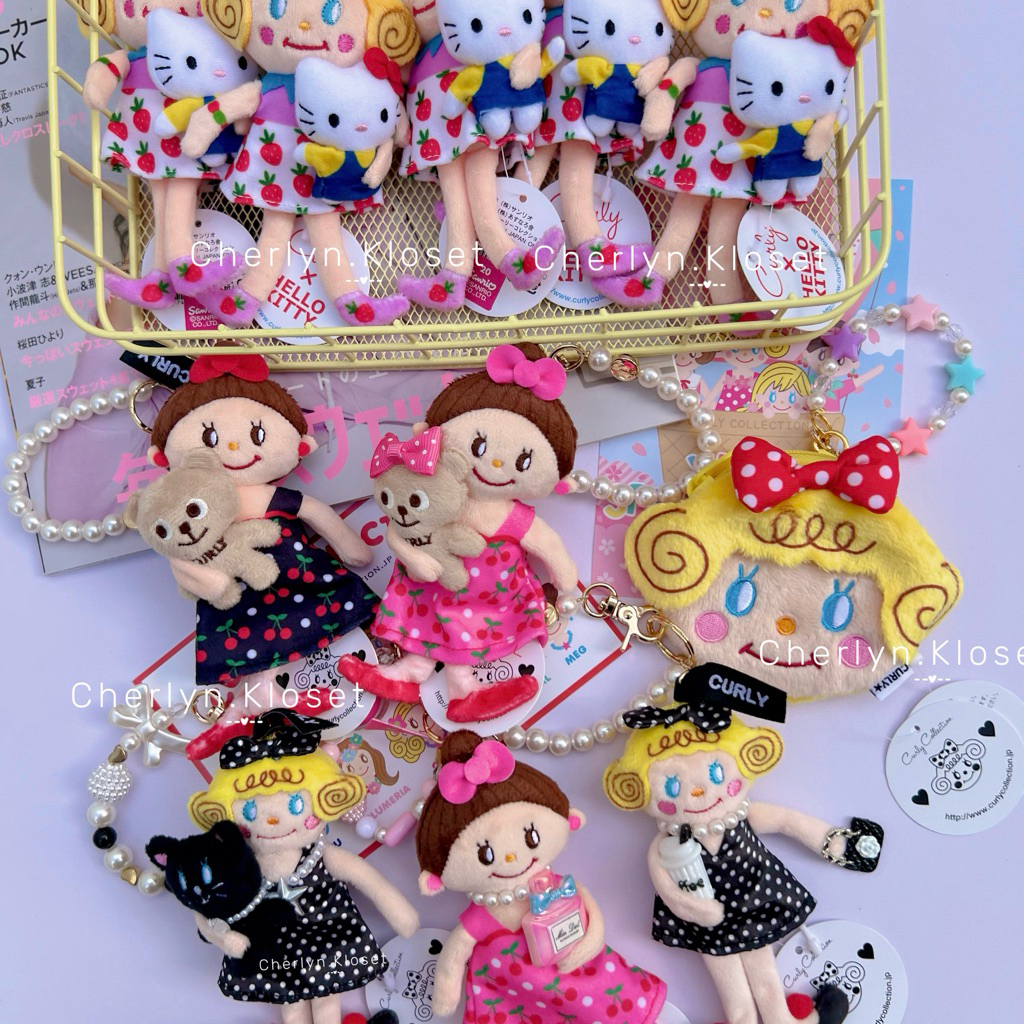 🩷🩵พร้อมส่งที่ไทย Curly collection X Hello Kitty จากShop Japan