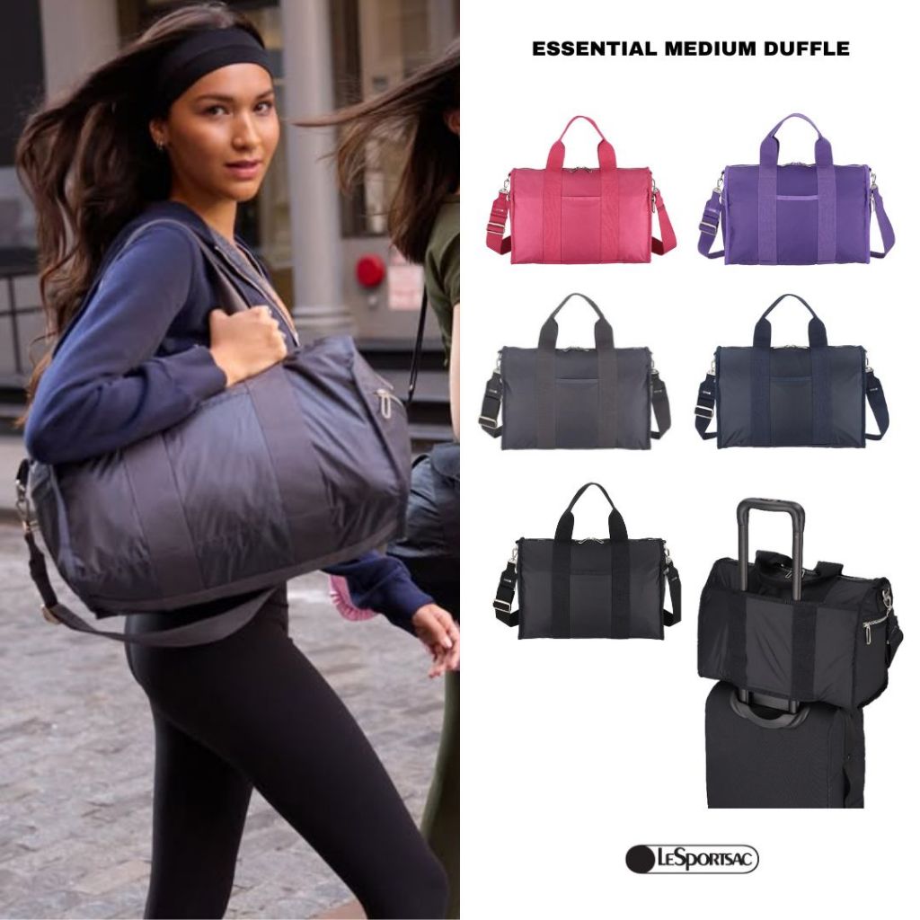 Lesportsac Essential Medium Duffle bag กระเป๋าทรงหมอน กระเป๋าโท้ท
