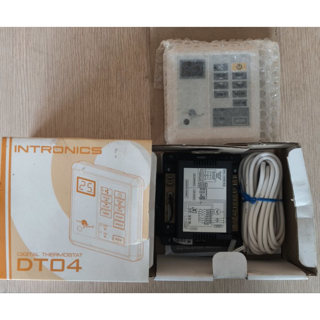 ชุดรีโมทแอร์ Intronics รุ่น DT04 รูมแอร์ (Digital Thermostat) | Shopee ...