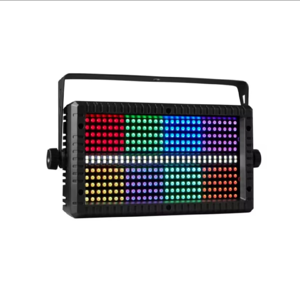 NEW ไฟสโตรบ LED mini Strob+flat Light 60W dj ktv ไฟเเฟลช (RGB) PARTY ...