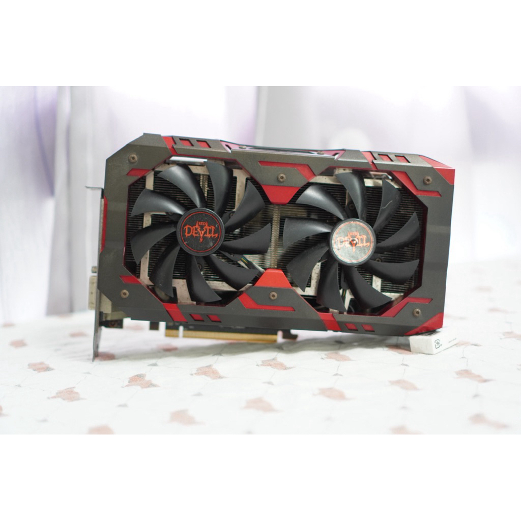 VGA (การ์ดแสดงผล) POWER COLOR RED DEVIL RADEON RX 580 8GB GDDR5 (AXRX ...