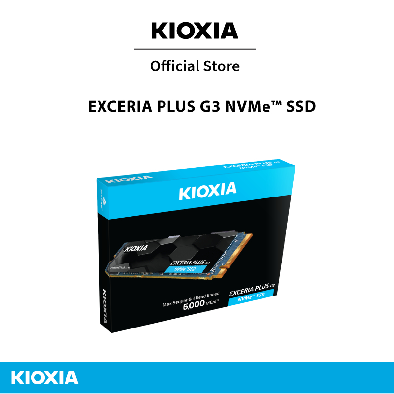 KIOXIA EXCERIA PLUS G3 NVMe™ Internal SSD 1TB M.2 2280 PCIe Gen
