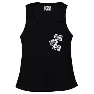 PURR TAP TANK TOP - BLACK