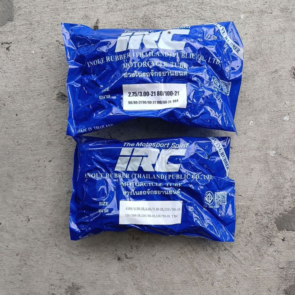 ยางใน IRC RUTYL RUBBER เกรดเหนียวพิเศษ | เหมาะสำหรับบิ๊กไบค์ | เก็บลม ...