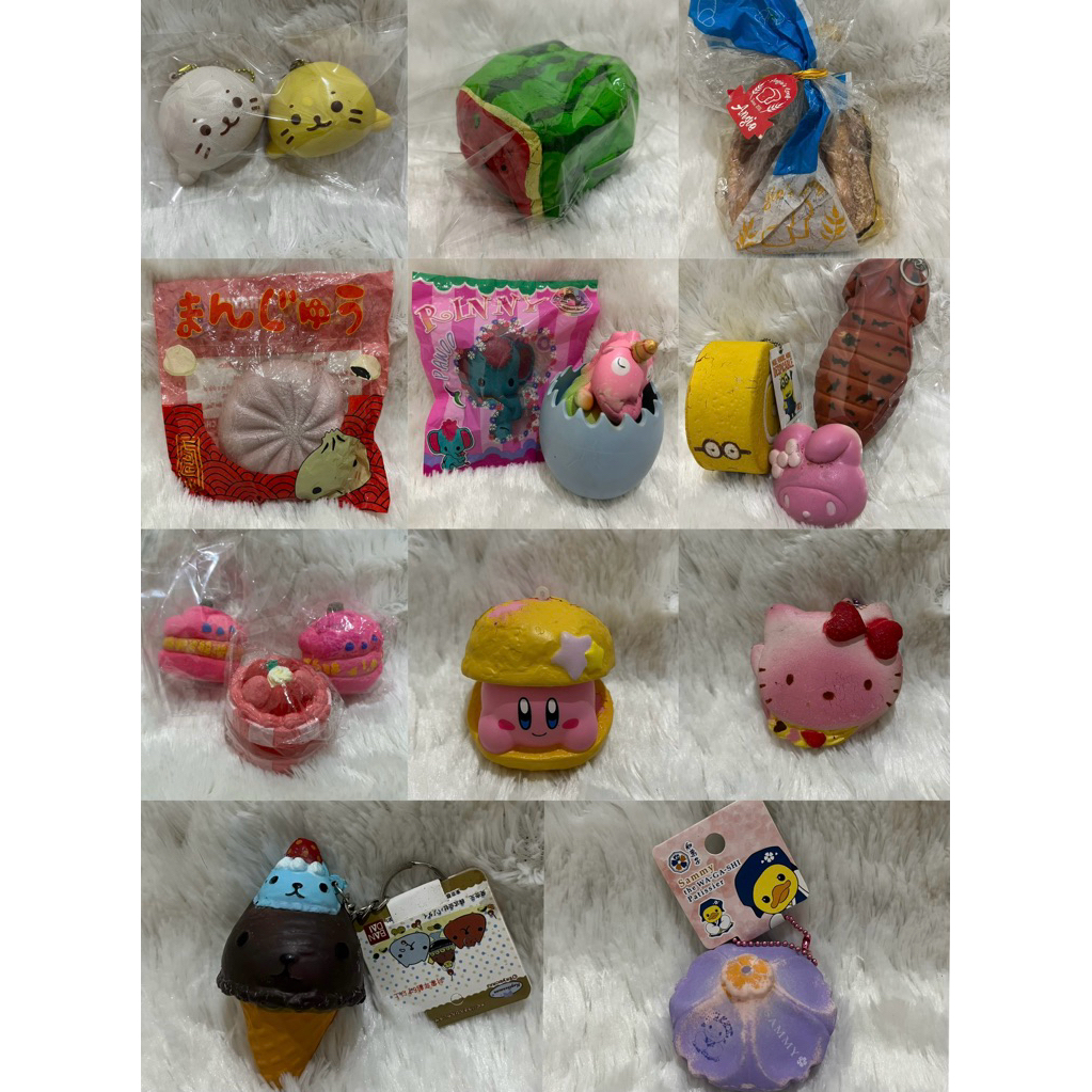 สกุชชี่ Squishy หลากหลายแบรนด์ แรร์ มีตำหนิทุกชิ้นขอดูเพิ่มเติมได้ค่ะ ...
