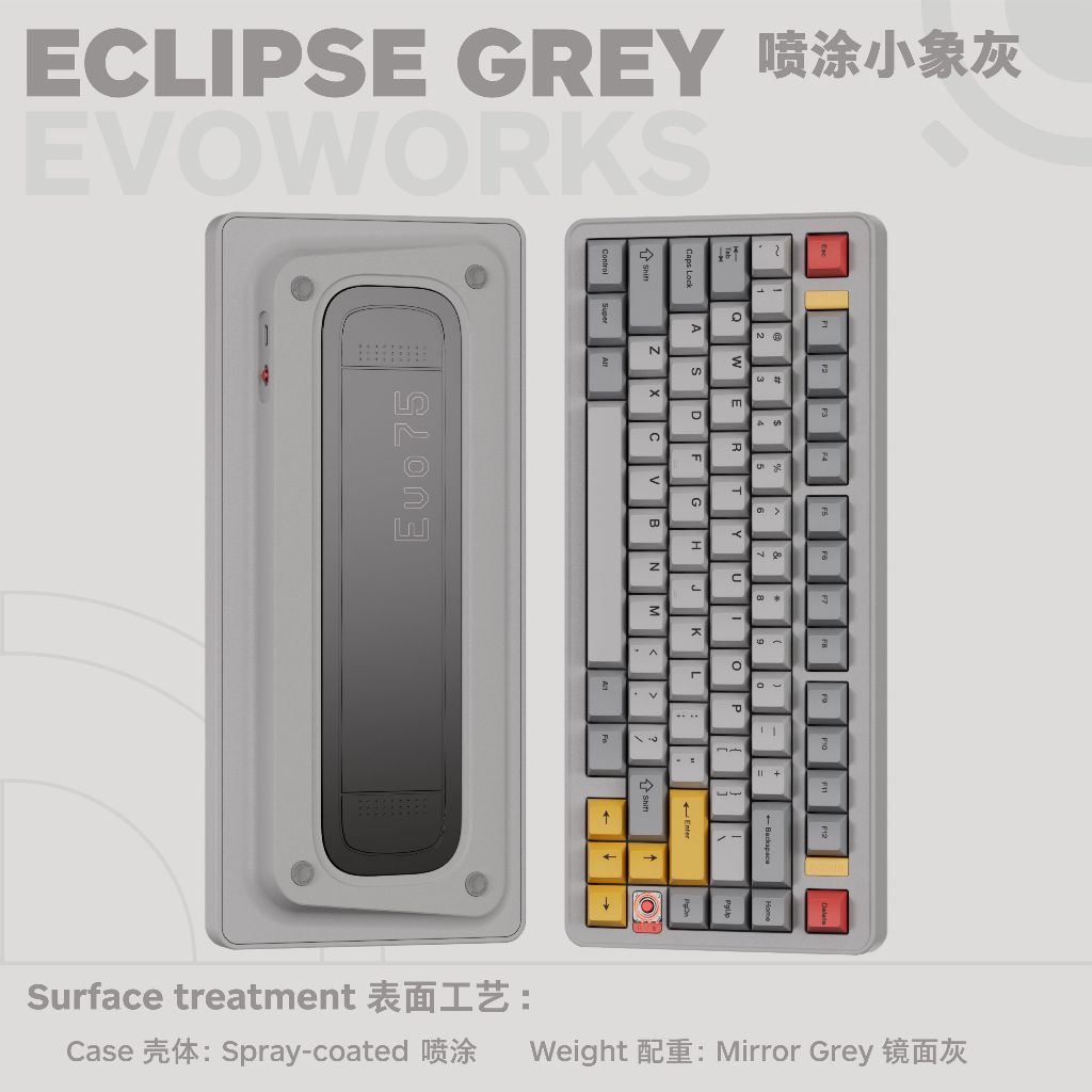[พร้อมส่ง + โค้ดคุ้มลด 20%] EVO75 Evoworks Studio Aluminium FR4 Plate ...