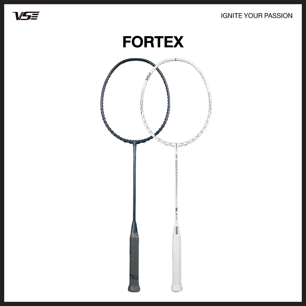 VS ไม้แบดมินตัน รุ่น FORTEX แถมกริปคละสี+เอ็น+ซอง *ขึ้นเอ็น | Shopee ...