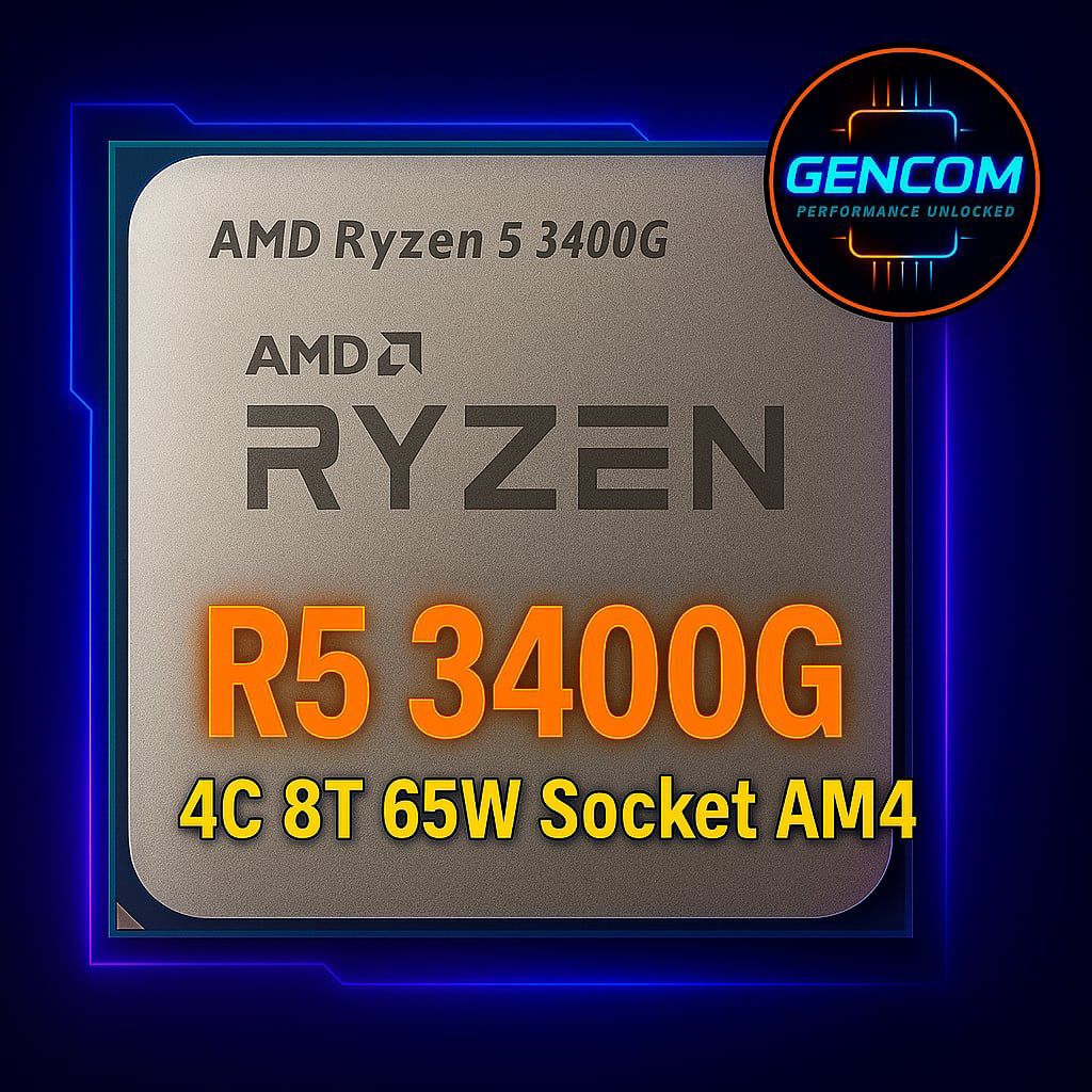 ซีพียู CPU AMD Ryzen 5 3400G 3.7 GHz turbo 4.2 GHz [AM4] (4คอ8เทรด) ฟรี ...
