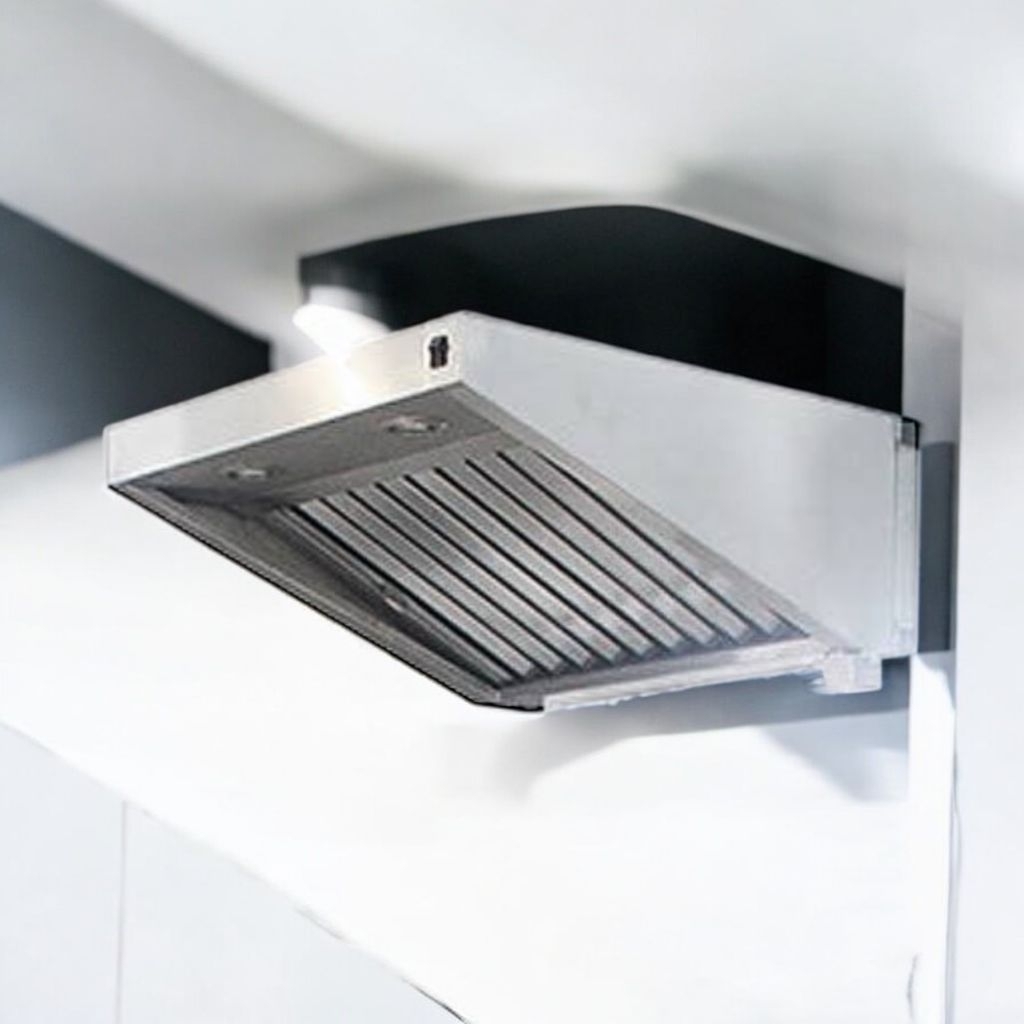 ฟิลเตอร์สแตนเลสฮู้ดดูดควัน 304 แผ่นดักไขมัน Stainless Steel Dush Filter ...