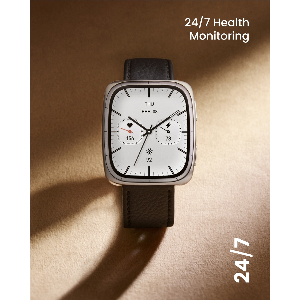 Amazfit Active 2 (Square) 43mm Smartwatch พร้อมระบบGPS 5 ระบบดาวเทียม โหมดกีฬา160+ แบตนาน 19 วัน