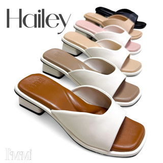 I’mm Shoes รุ่น Hailey 022 รองเท้าส้นสูง ส้นเหลี่ยม สูง1.5นิ้ว ดีไซน์หน้าตัดเหลี่ยม