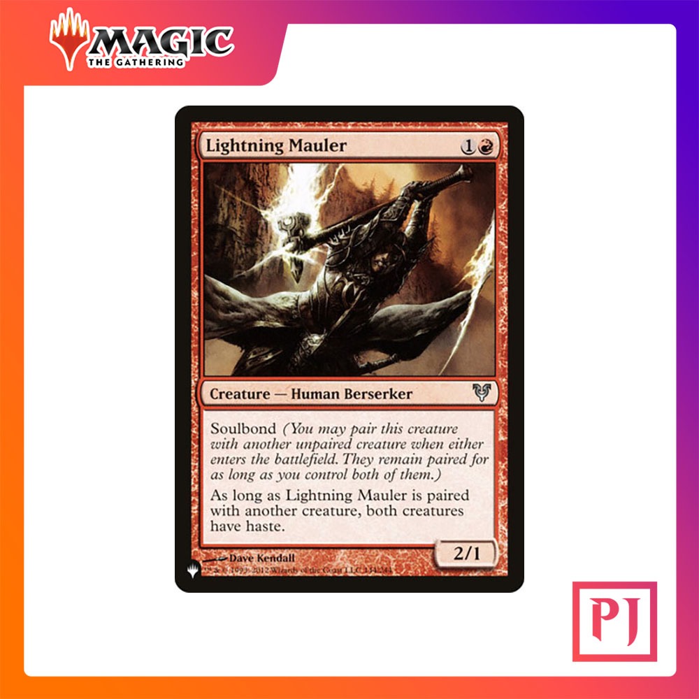[MTG] Lightning Mauler [MB1] [RED] [UNCOM] [NORMAL] [ENG] (การ์ดเมจิค ...