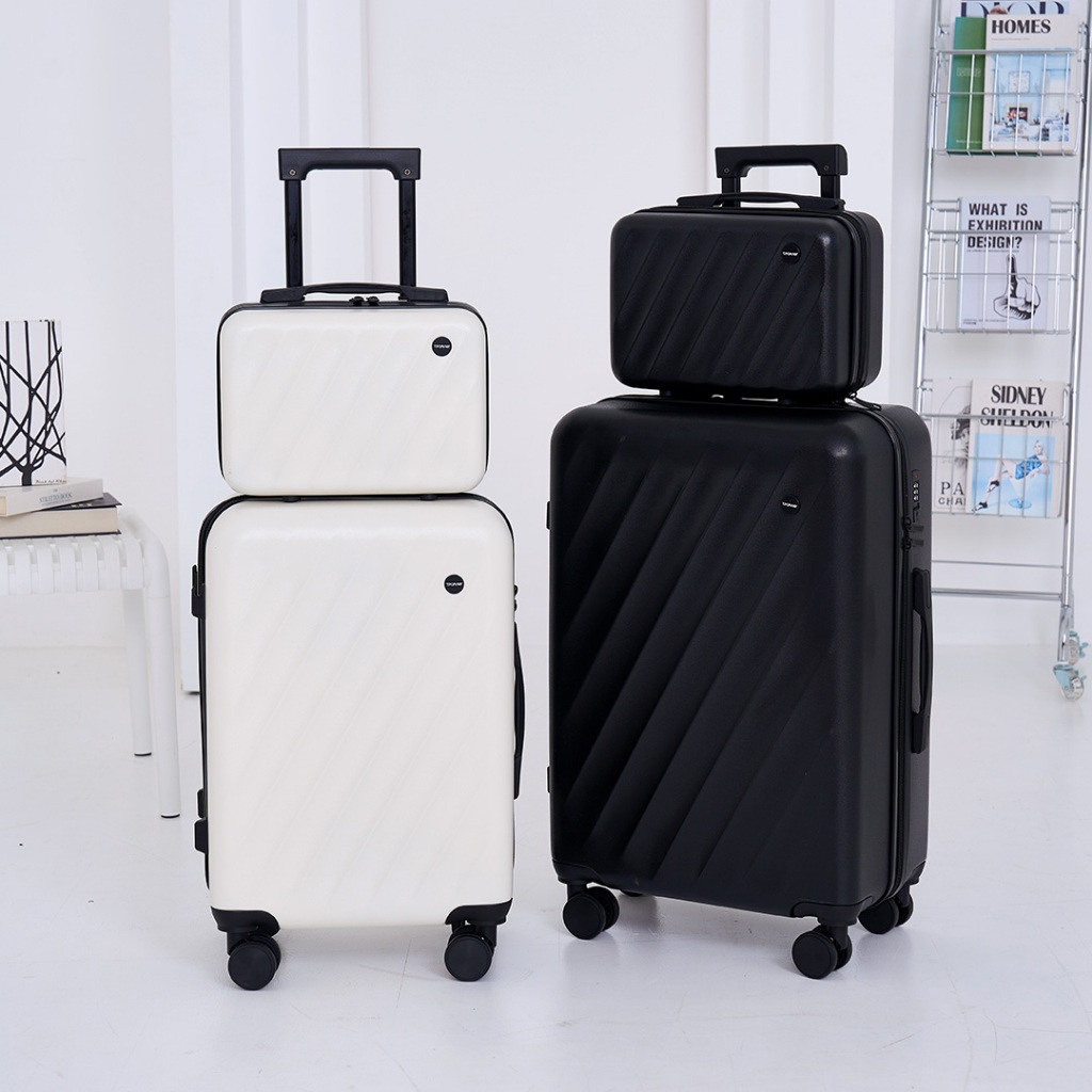 Tpartner รุ่น RIMWAY SERIES กระเป๋าเดินทาง PC+ABS ดีไซน์เรียบง่าย น้ำหนักเบา แข็งแรงทนทาน ผิวกันรอยขีดข่วน ตอบโจทย์ทุกการเดินทางอย่างมีสไตล์