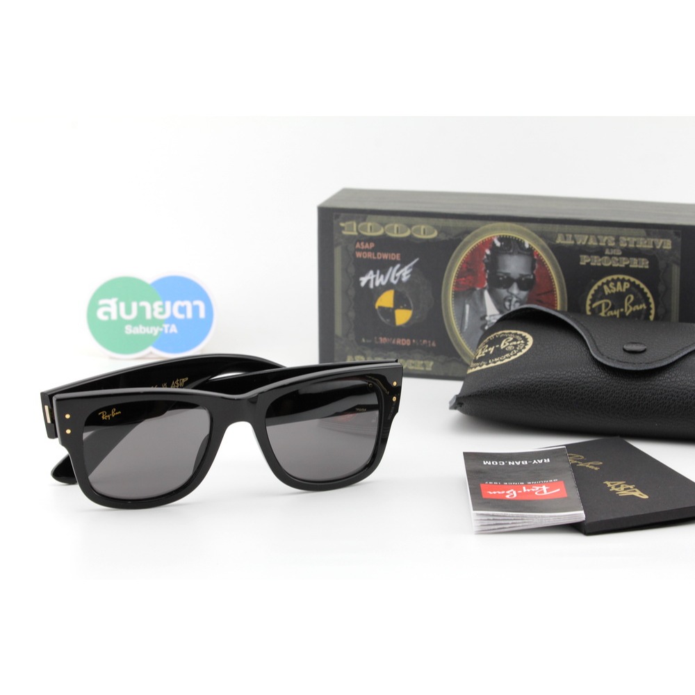 RayBan Mega Wayfarer RB0840SF 6826J5 Blacked Out collection by A