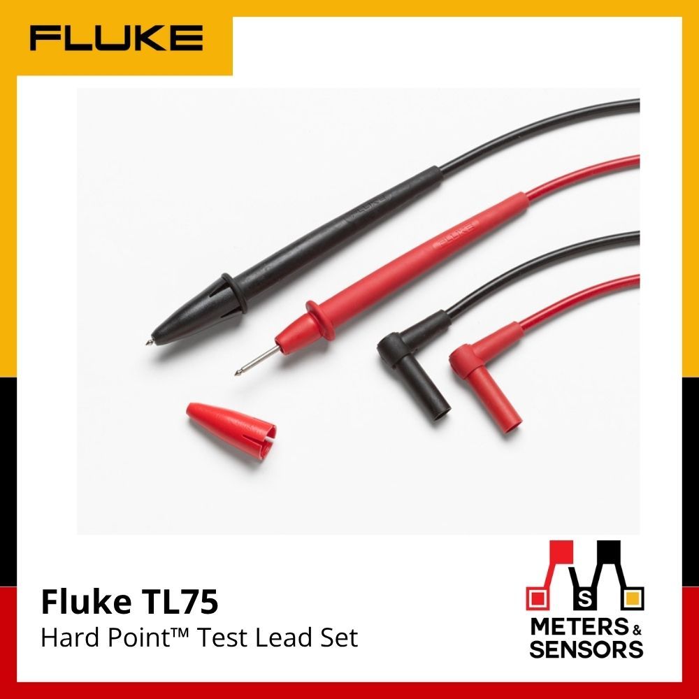 Fluke TL75 Hard Point™ สายวัดพร้อมโพรบในตัว PVC-Insulated รองรับ CAT IV ...