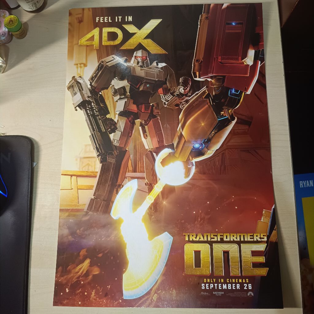 โปสเตอร์หนัง 4DX Poster Transformers One | Shopee Thailand